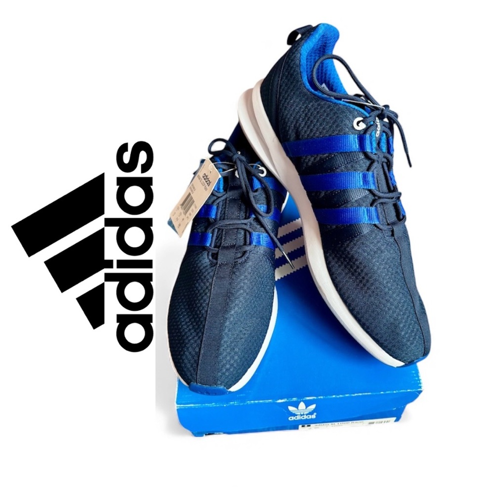 🆕 Adidas Navy and Royal Blue SL Loop Racer Sneakers. NIB with Tags. Size 13 US